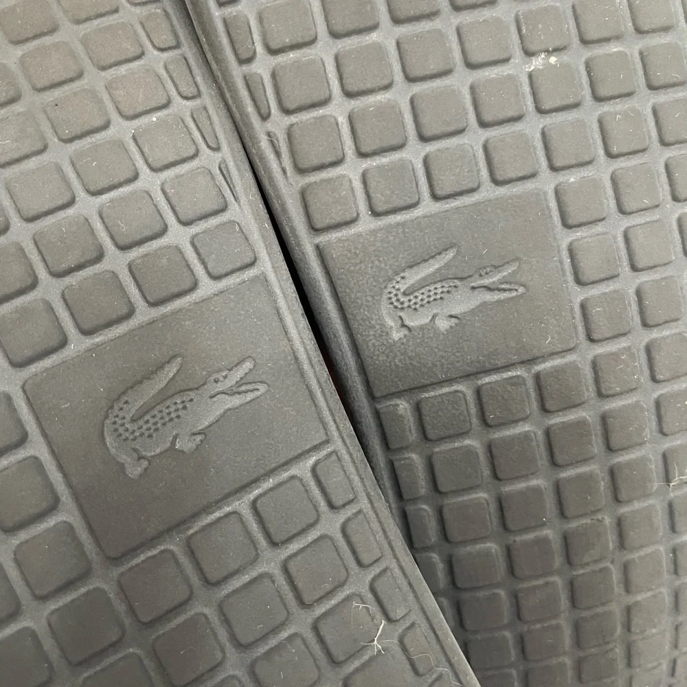 Lacoste Black Slide Sandals boy 4